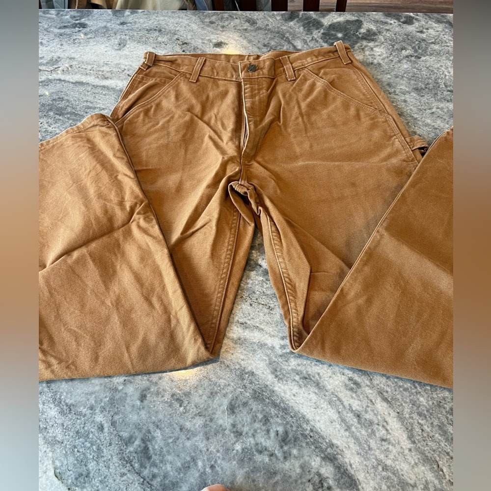 Carhartt Men’s LOOSE STRAIGHT DENIM DUNGAREE 33x32